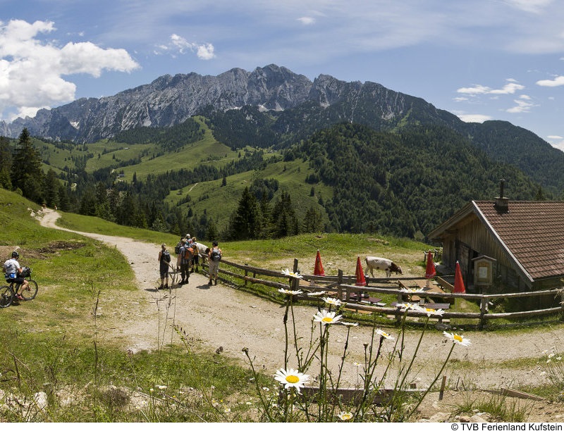 Blick von der Talstation auf den Kaiserlift