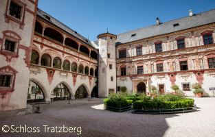 Innenhof von Schloss Tratzberg
