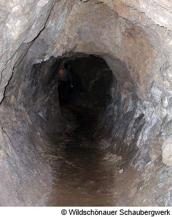 Stollen im Wildschönauer Schaubergwerk