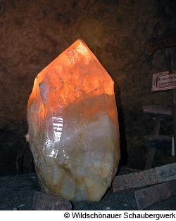 Bergkristall im Wildschönauer Schaubergwerk